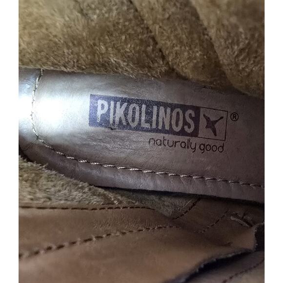 Pikolinos Andorra Ankle Boots Leather Side Zip Heel Tassel Black EU 36/US 5.5-6 - Picture 10 of 13